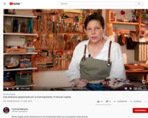 Una artesana apasionada por la marroquinería